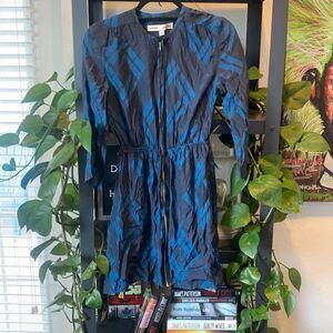 Amanda Uprichards Petite Dress - Zipper - Navy